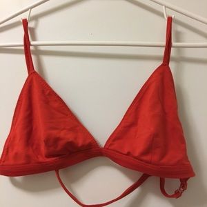 T by Alexander Wang bralette, red